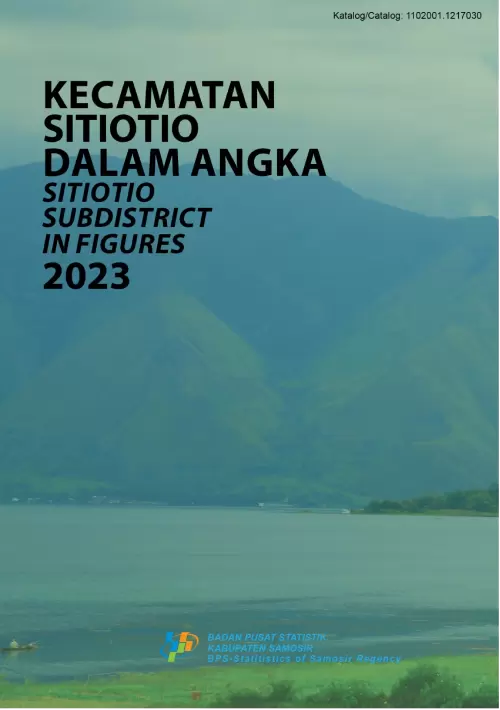 Kecamatan Sitiotio Dalam Angka 2023