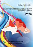 Analisis Indikator Kesejahteraan Rakyat Kabupaten Samosir 2016