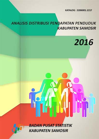 Analysis of Population Income Distribution of Samosir Regency 2016