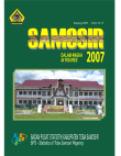 Kabupaten Samosir Dalam Angka 2007