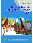 Statistik Daerah Kabupaten Samosir Tahun 2010 