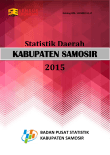 Statistik Daerah Kabupaten Samosir 2015