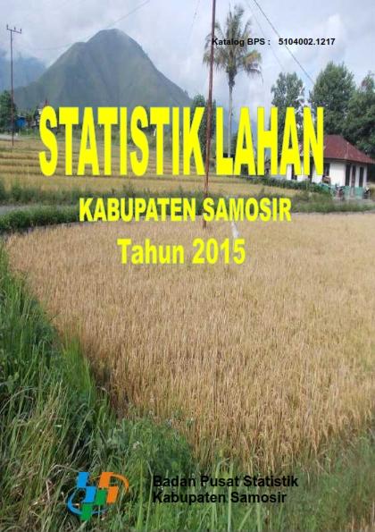 Statistik Lahan Sawah di Kabupaten Samosir 2015