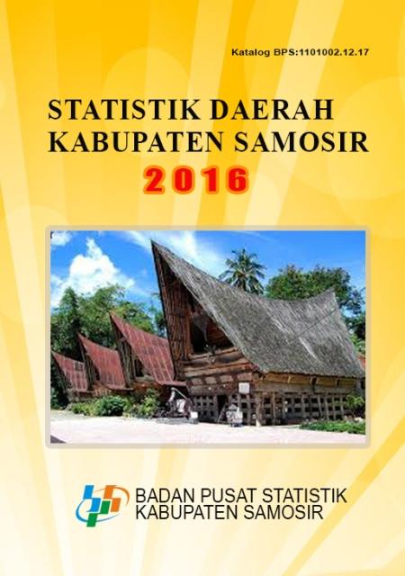 Statistik Daerah Kabupaten Samosir 2016