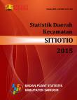 Statistik Daerah Kecamatan Sitiotio 2015